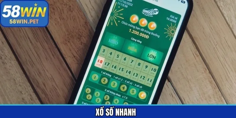 Xổ Số Nhanh - Trải Nghiệm Giải Trí Kịch Tính Tại 58Win